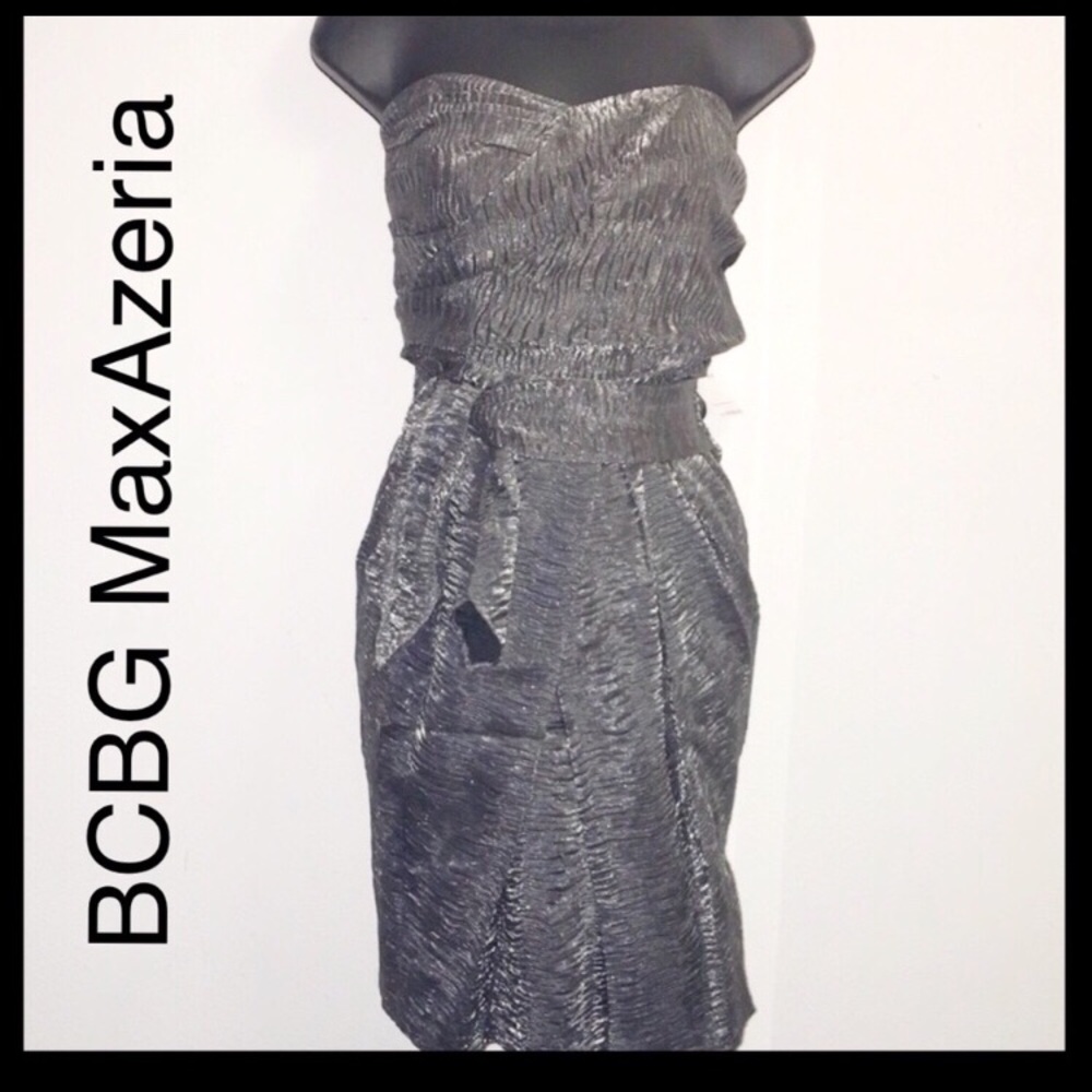 BCBG COCKTAIL STRAPLESS DRESS SZ 12 NWT